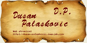 Dušan Palasković vizit kartica